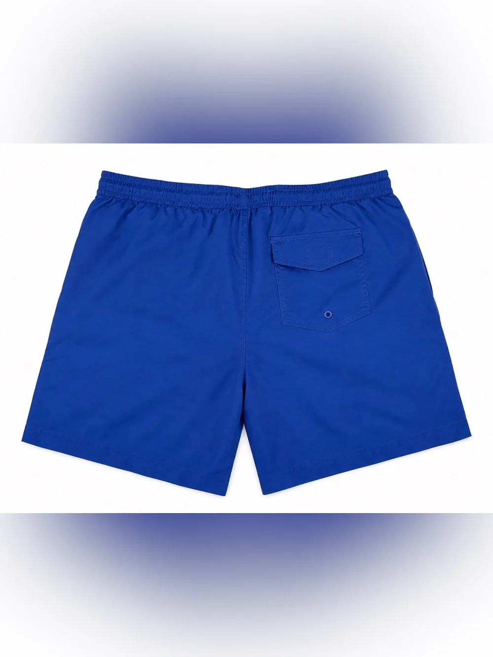 Club Room Royal Blue Swim Trunks with Orange Drawstring